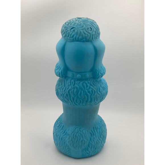 1965 A.J. Renzi Blue Poodle Bank – Retro Kitsch Plastic Coin Bank - Picture 4 of 7